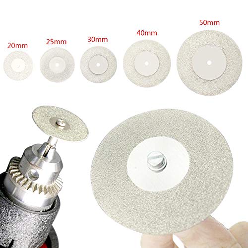 Mini disco de corte para accesorios rotativos Muela abrasiva de diamante Hoja de sierra circular giratoria Disco de diamante abrasivo para herramienta, 30 mm