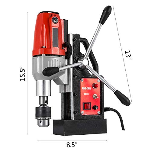 Mophorn Taladro Magnetico BRM35 Broca Magnética 12-35 mm 980W Taladro Electro Magnénito 680RPM (BRM35)