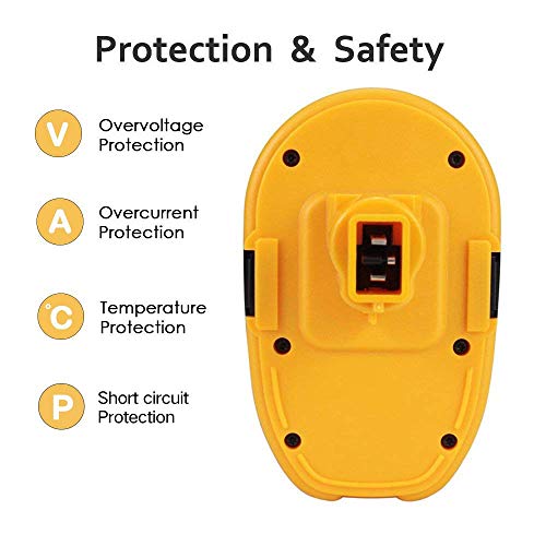 Moticett 18V 3,0Ah Repuesto Ni-Mh Batería para DeWalt DC9096 DE9039 DW9096 DW9095 DW9098 DE9503 DE9095 DE9096 DE9098 Herramienta eléctrica sin cable