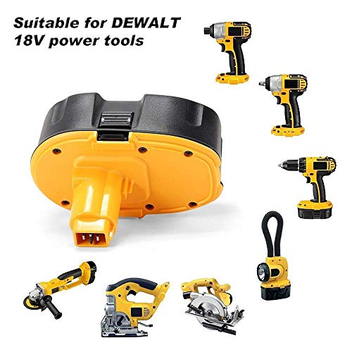 Moticett 18V 3,0Ah Repuesto Ni-Mh Batería para DeWalt DC9096 DE9039 DW9096 DW9095 DW9098 DE9503 DE9095 DE9096 DE9098 Herramienta eléctrica sin cable