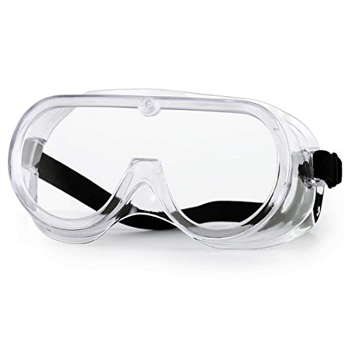 NASUM Gafas Protectoras, Gafas de Seguridad, Gafas a Prueba de Polvo, para Uso Industrial, Agrícola o de Laboratorio (1 Par)