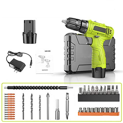 NECZXW1 Taladro eléctrico Destornillador eléctrico multifunción doméstico de Litio de 12V, Control de Velocidad del Motor, Funcionamiento Suave, Adecuado para Todo Tipo de Trabajo