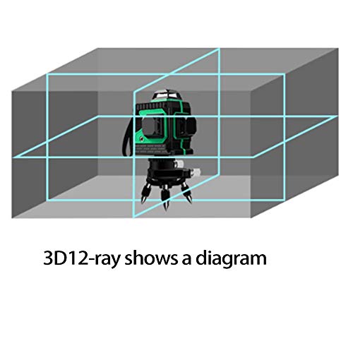Nivel Láser Para Silenciar Autonivelación Horizontal Y Vertical Líneas De Láser Cruzado Clase 2 Estándar, Incluida La Base De Pivote Magnético
