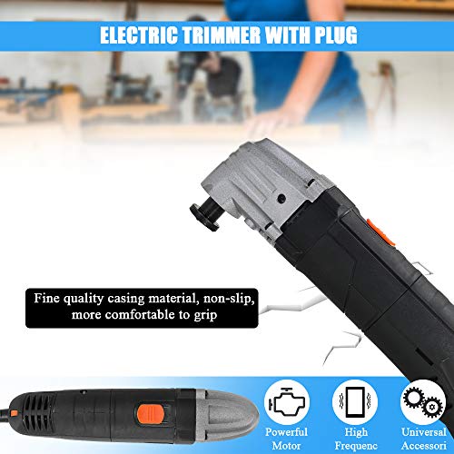 NOBGP Máquina de Corte de Velocidad Ajustable de 450W 220-240V, máquina de Corte eléctrica para máquinas de Corte con ranuradora eléctrica, para Cortar Azulejos de Metal, Pisos de Madera, Bricolaje