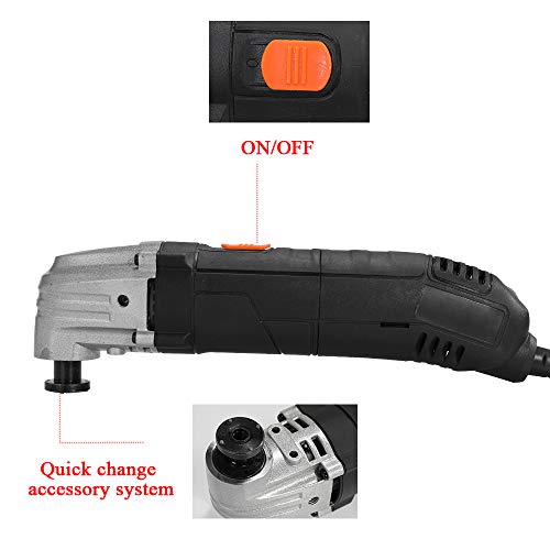 NOBGP Máquina de Corte de Velocidad Ajustable de 450W 220-240V, máquina de Corte eléctrica para máquinas de Corte con ranuradora eléctrica, para Cortar Azulejos de Metal, Pisos de Madera, Bricolaje