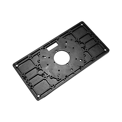 NOBGP Placa de inserción de Mesa de enrutador Multifuncional, Recortadora de Tablero de Madera de Aluminio Modelos de máquina de Grabado Bancos de carpintería, para carpintería