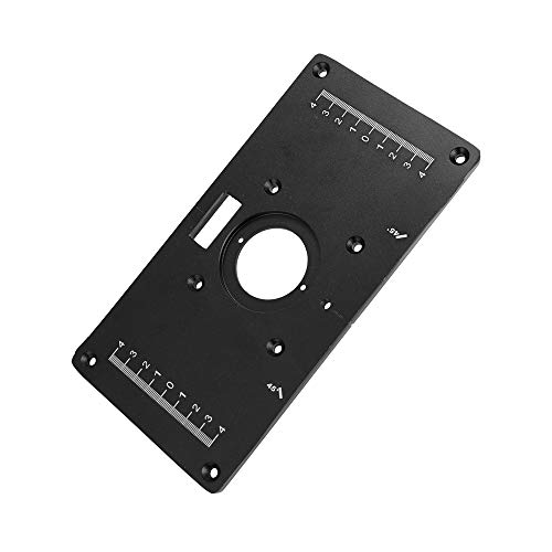 NOBGP Placa de inserción de Mesa de enrutador Multifuncional, Recortadora de Tablero de Madera de Aluminio Modelos de máquina de Grabado Bancos de carpintería, para carpintería