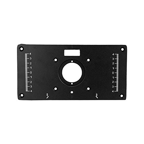 NOBGP Placa de inserción de Mesa de enrutador Multifuncional, Recortadora de Tablero de Madera de Aluminio Modelos de máquina de Grabado Bancos de carpintería, para carpintería