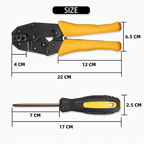 Nuokix 4 en 1 terminales eléctricos proveedores de herramientas de Kit Ratchet Crimper alambre del cable que prensa alicates Kits herramienta de hardware Herramientas de mano Alicates