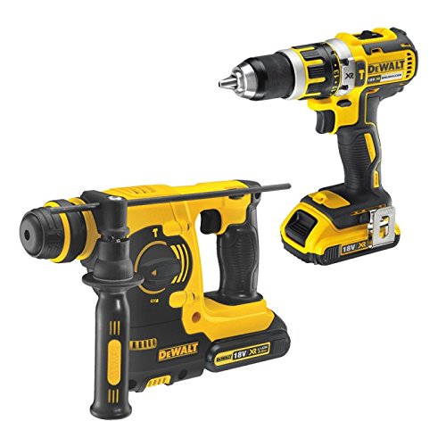 PACK DEWALT 18V 2AH: TALADRO DCD796 + MARTILLO DCH253