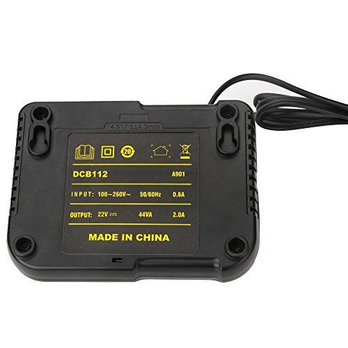 Para Dewalt DCB112 DCB115 DCB105 Cargador de batería de iones de litio 10.8V 12V 14.4V 18V 20V DCB101 DCB200 DCB140 DCB200