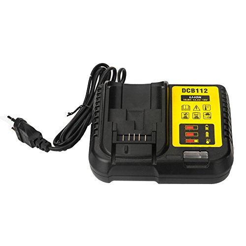 Para Dewalt DCB112 DCB115 DCB105 Cargador de batería de iones de litio 10.8V 12V 14.4V 18V 20V DCB101 DCB200 DCB140 DCB200