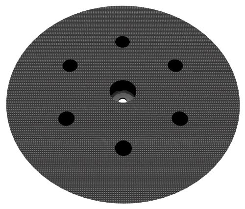 Plato de lija para lijadora excéntrica DeWALT D26410 - para Disco de Lijado de Velcro Ø 150 mm con 6-Agujeros para la extracción de Polvo - Blando, Medio o Duro - a su elección - DFS