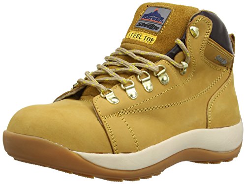 Portwest Steelite Mid Cut Nubuck SB - Botas de seguridad para hombre, color Marrón (Honey), talla 42 EU