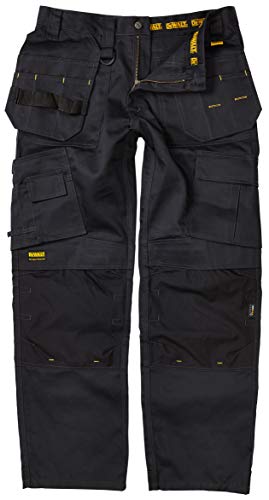Pro-Tradesman - Rodillera para pantalones, cintura 32, 29 patas, color negro