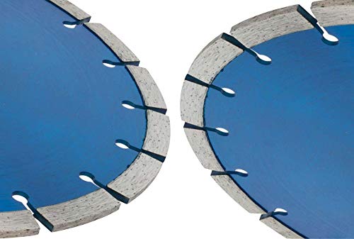 PRODIAMANT - Disco de corte de diamante (230 x 22,2 mm, 10 mm, larga duración, para hormigón, piedra, ladrillo, disco de diamante universal, 230 mm)