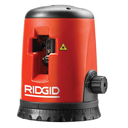 RIDGID 38758 Juego de láser de línea cruzada autonivelante Micro CL-100, Nivel láser horizontal y vertical con rango interior de 30 metros