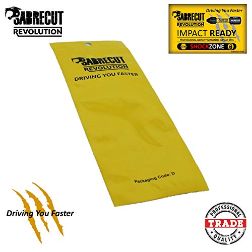 SabreCut SCPH1152_5 - Juego de 5 puntas de destornillador de impacto magnético, 152 mm, PH1, Phillips, resistentes, para Dewalt Milwaukee Bosch Makita y más