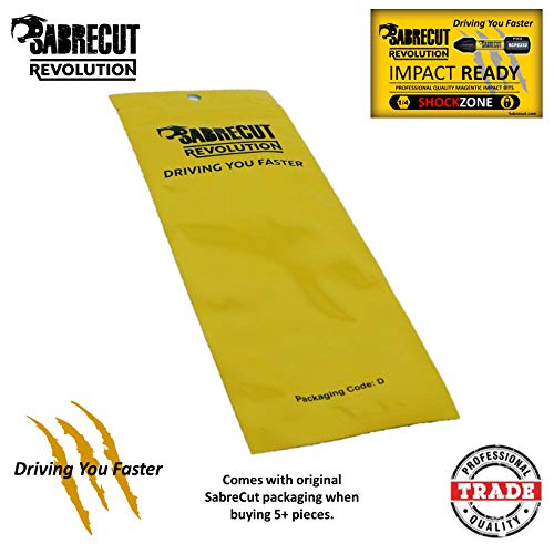 SabreCut SCPH2152_5 - Juego de 5 puntas de destornillador de impacto magnéticas, 152 mm, PH2, Phillips, resistentes, para Dewalt Milwaukee Bosch Makita y más