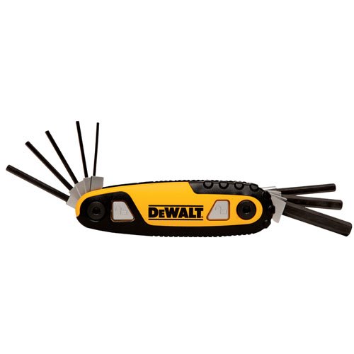 Set DEWALT llaves hexagonales y de bloqueo, plegable, SAE DWHT70262M