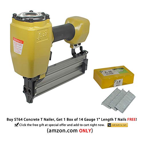 ST64 - Clavadora neumática en T de calibre 14 de 3/4 a 2 pulgadas