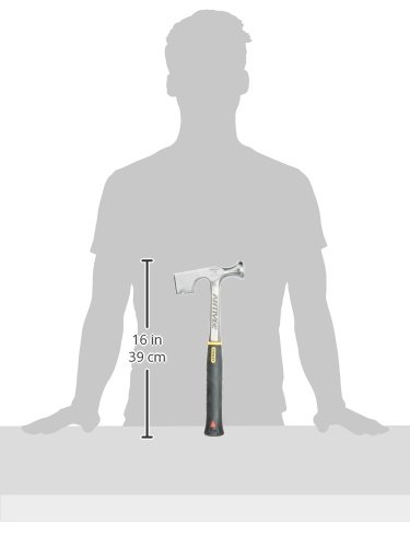 Stanley 1-54-015 Martillo para Placa de Yeso Antivibración 400g, Negro/Plata, 14-Ounce Drywall