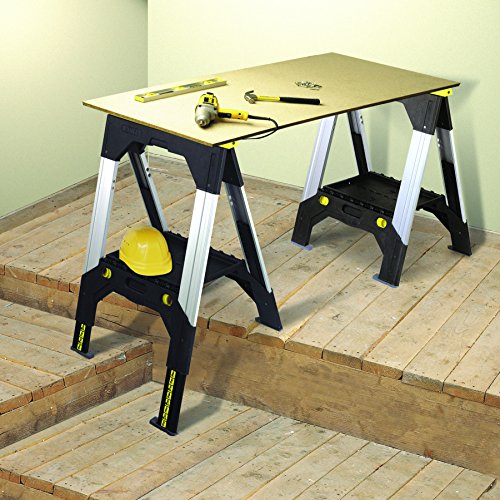 STANLEY 1-92-980 - Caballete FatMax aluminio con patas telescopicas pack 2 ud.