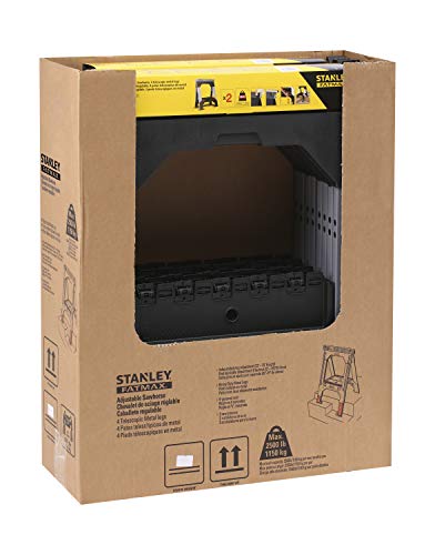 STANLEY 1-92-980 - Caballete FatMax aluminio con patas telescopicas pack 2 ud.