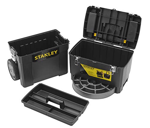 STANLEY 1-93-968 - Taller móvil para herramientas 2 en 1, 47,3 x 30,2 x 62,7 cm