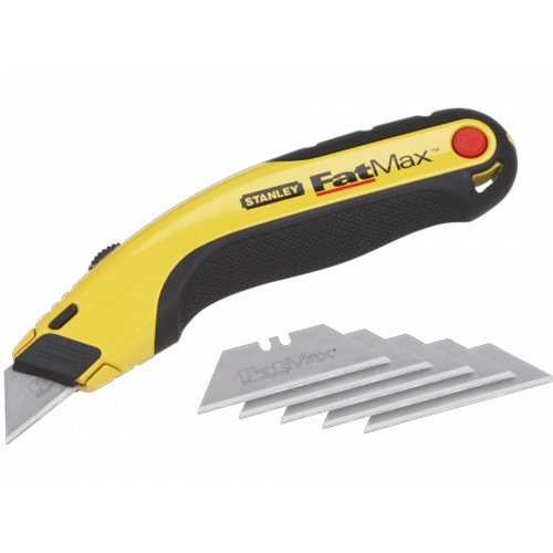 Stanley FatMax 0-10-778 Cuchillo de hoja retráctil FatMax, Negro, Amarillo