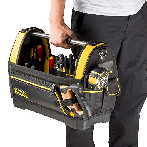 Stanley FatMax 1-93-951 - Bolsa abierta para herramientas, Negro, 48 x 33 x 25 cm