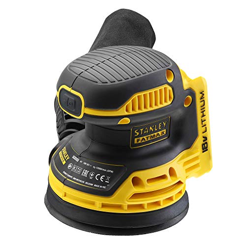 STANLEY FATMAX FMCW220B-XJ - Lijadora rotorbital 18V, Ø órbita 1.3mm (Sin batería/cargador)