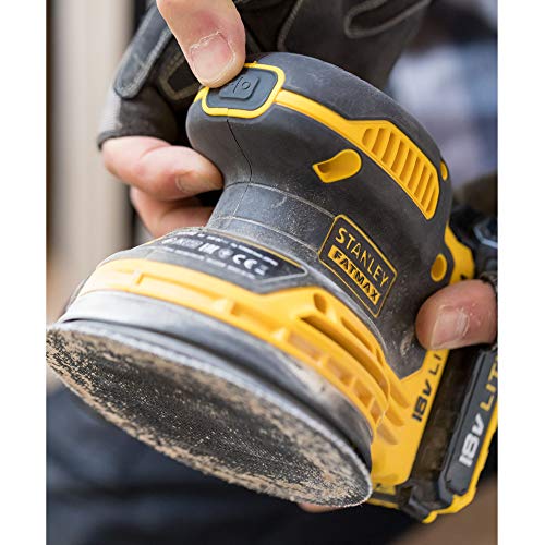 STANLEY FATMAX FMCW220B-XJ - Lijadora rotorbital 18V, Ø órbita 1.3mm (Sin batería/cargador)