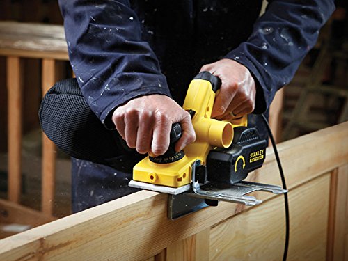 STANLEY FATMAX FME630K-QS - Cepillo eléctrico madera 750W, incluye 2 hojas y maletín