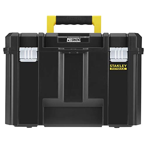 STANLEY FATMAX FMST1-71971 Caja de Herramientas Profunda Pro-Stack Vi FatMax, Negro