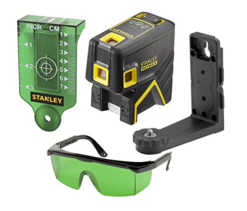 STANLEY FMHT1-77437 - Nivel laser de 5 puntos, verde, alcance de 45m