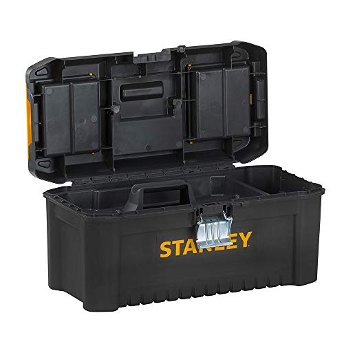 STANLEY STST1-75518 - Caja de herramientas de plastico con cierre metálico, 20 x 19.5 x 41 cm