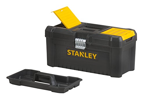 STANLEY STST1-75518 - Caja de herramientas de plastico con cierre metálico, 20 x 19.5 x 41 cm