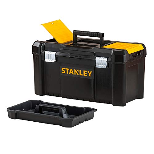 STANLEY STST1-75521 - Caja de herramientas de plastico con cierre metálico, 48.5 x 25 x 25 cm