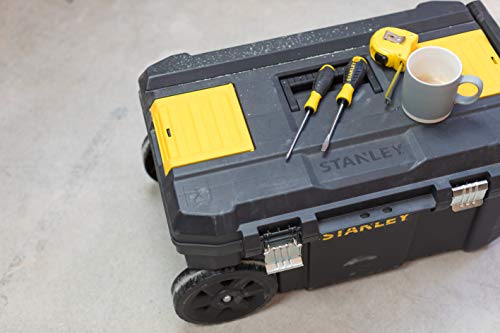 STANLEY STST1-80150 - Arcón para herramientas con cierres metálicos, 66.5 x 40.4 x 34.4 cm, capacidad 40 kg