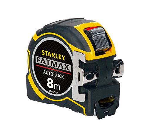 STANLEY XTHT0-33501 - Flexómetro AutoLock 8 metros x 32mm, gancho XL magnético