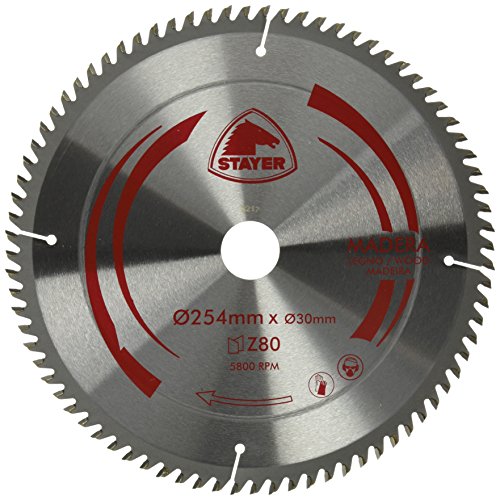 STAYER 2.205 - Disco widia Madera Ø 254 x 3,2 x 30 Z- 80 ST