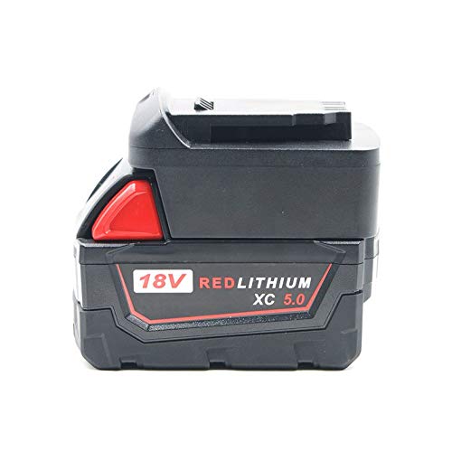 Surobayuusaku 1Pcs Milwaukee M18 Power Tools Li-ion Battery For Dewalt Batteries Adaper