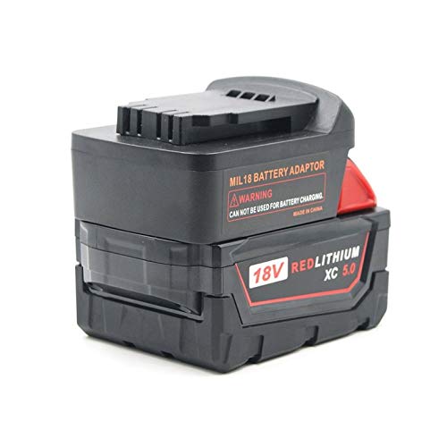 Surobayuusaku 1Pcs Milwaukee M18 Power Tools Li-ion Battery For Dewalt Batteries Adaper