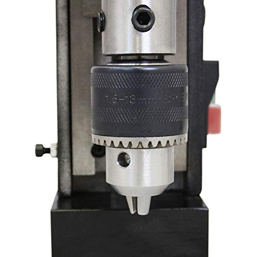 T-Mech Taladro de Base Magnética de 230 V Prensa Adaptador de Cortador Anular de 35 mm de Diámetro Portabrocas y Llave 1200W