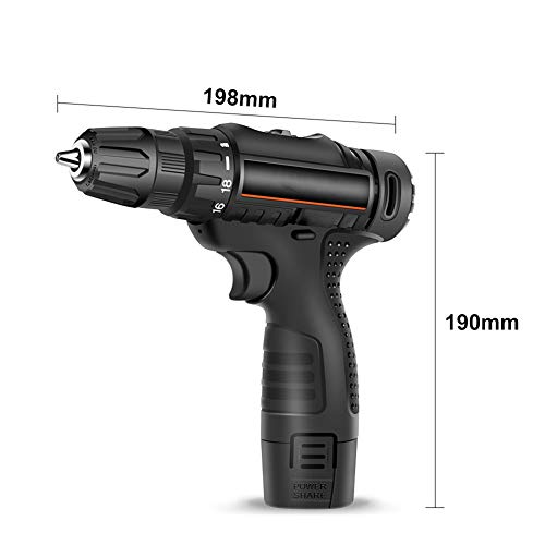 Taladro Atornillador Inalámbrico Taladro Combinado De Iones De Litio De 12 V Máx. En Estuche, Destornillador Eléctrico, Batería De Cambio Rápido Y Cargador Incluidos,SET1