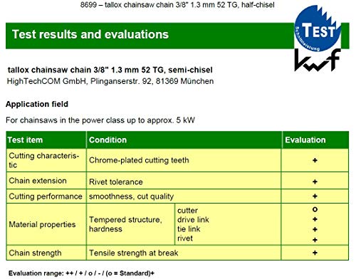 tallox 3 Cadenas de Motosierra de 12 Pulgadas 3/8 LP .050 Pulgadas 45 eslabones para Craftsman, Echo, Husqvarna