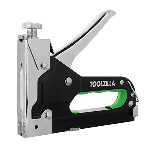 TOOLZILLA Grapadora manual y paquete de selección de 600 grapas