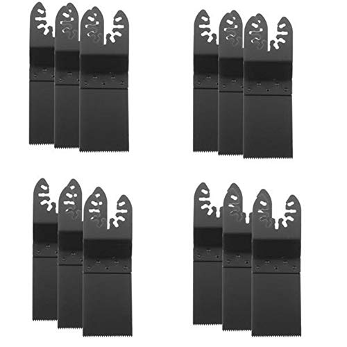 Top insertos de corte de carburo para hacer oscilar el cortador Hoja de sierra Set 10pcs for DeWalt Porter Cable Negro y Decker oscilante multiherramienta