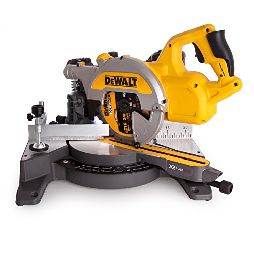 Tronzadora inalámbrica DeWalt DCS777T2‑GB XR, sin escobillas, con 2 baterías DCB546 y cargador rápido, 54 V, color amarillo con negro, 216 mm